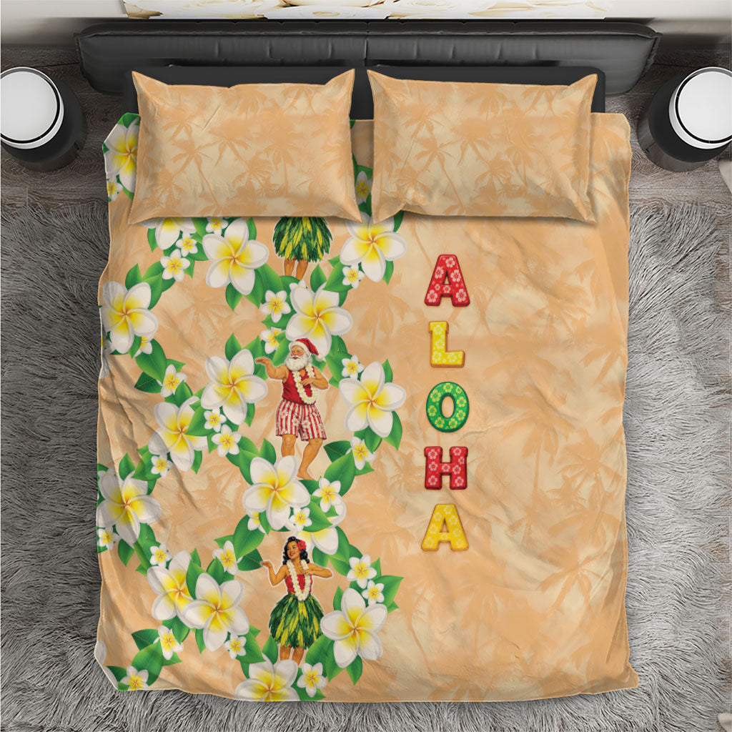 Aloha Hawaii Chilly Christmas Bedding Set Tropical Vibes LT05 Beige - Polynesian Pride