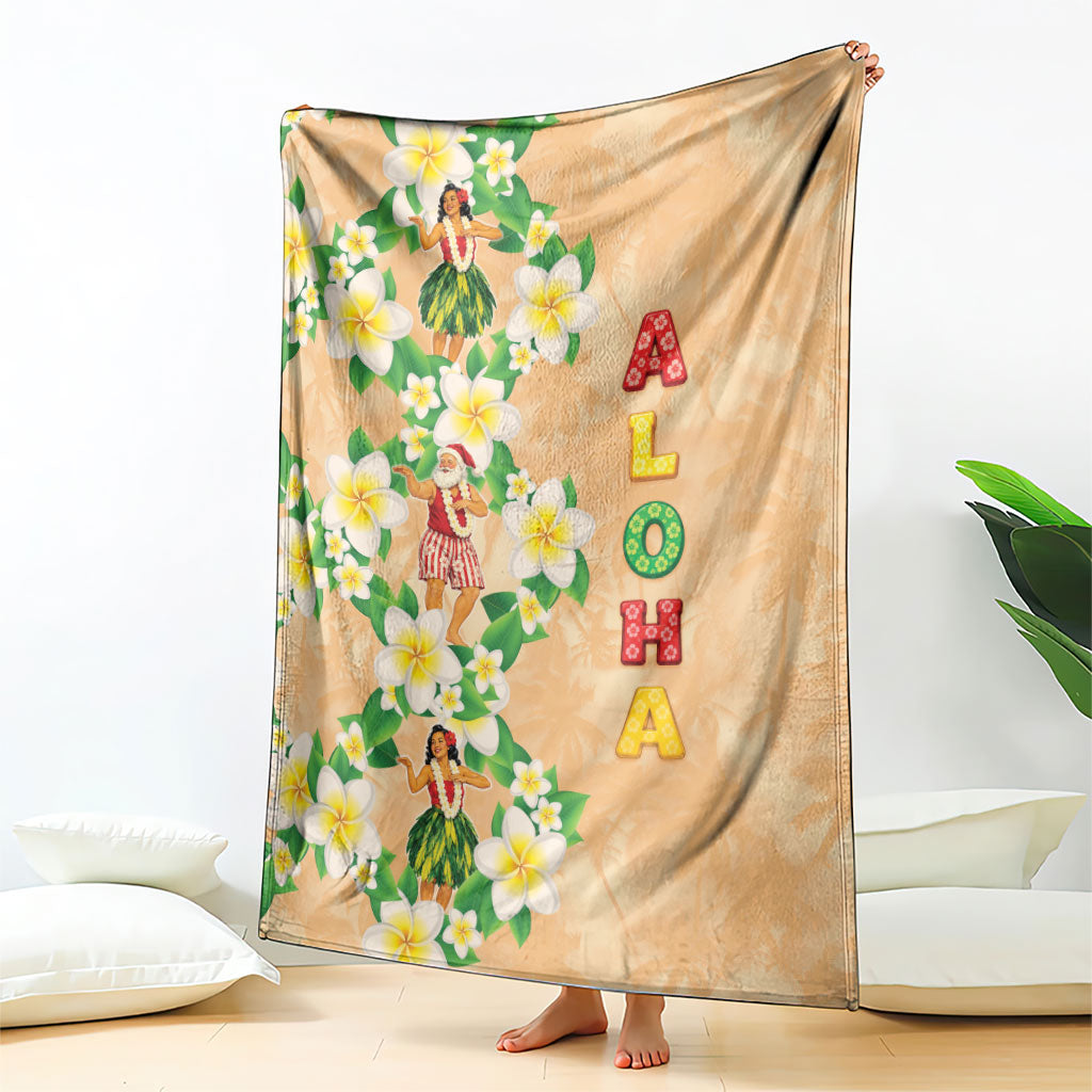 Aloha Hawaii Chilly Christmas Blanket Tropical Vibes LT05 - Polynesian Pride