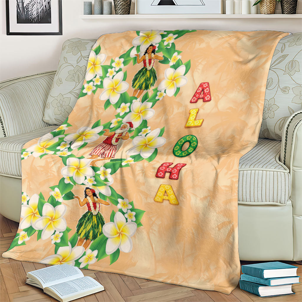 Aloha Hawaii Chilly Christmas Blanket Tropical Vibes LT05 - Polynesian Pride