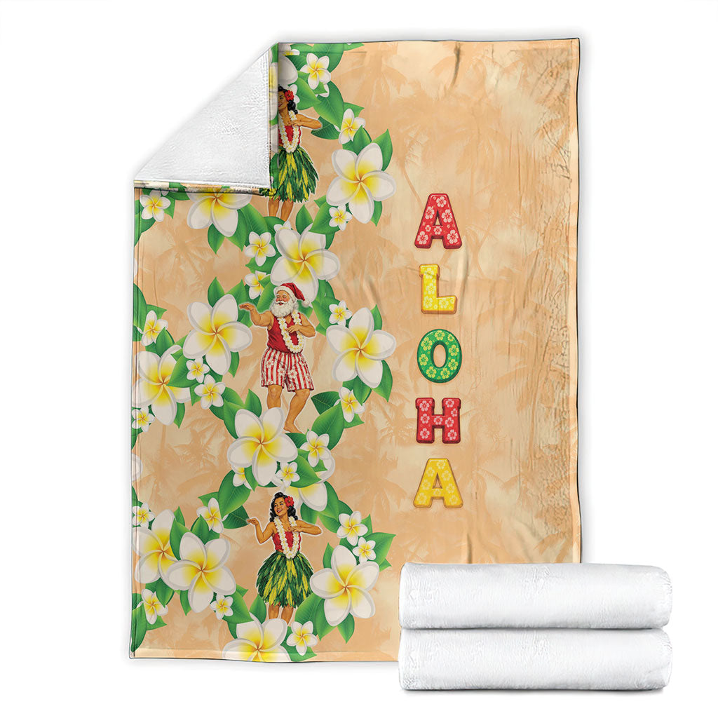 Aloha Hawaii Chilly Christmas Blanket Tropical Vibes LT05 - Polynesian Pride