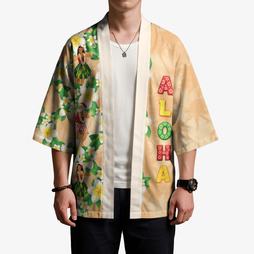 Aloha Hawaii Chilly Christmas Kimono Tropical Vibes LT05 - Polynesian Pride