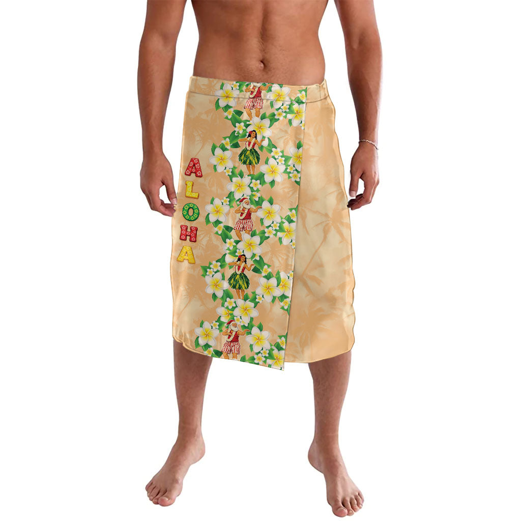 Aloha Hawaii Chilly Christmas Lavalava Tropical Vibes LT05 Beige - Polynesian Pride