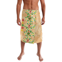 Aloha Hawaii Chilly Christmas Lavalava Tropical Vibes LT05 Beige - Polynesian Pride