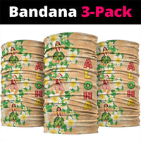 Aloha Hawaii Chilly Christmas Neck Gaiter Tropical Vibes LT05 package One Size: 25*50cm Beige - Polynesian Pride