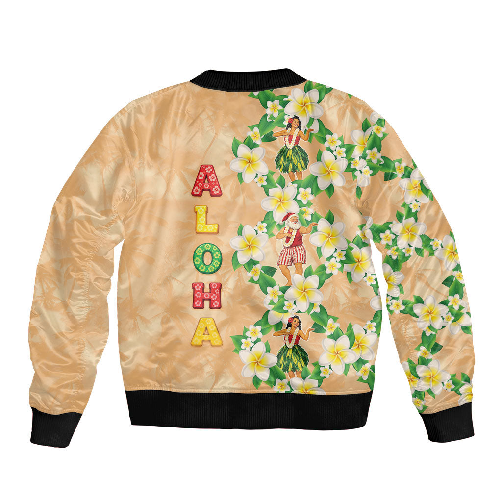 Aloha Hawaii Chilly Christmas Sleeve Zip Bomber Jacket Tropical Vibes LT05 - Polynesian Pride