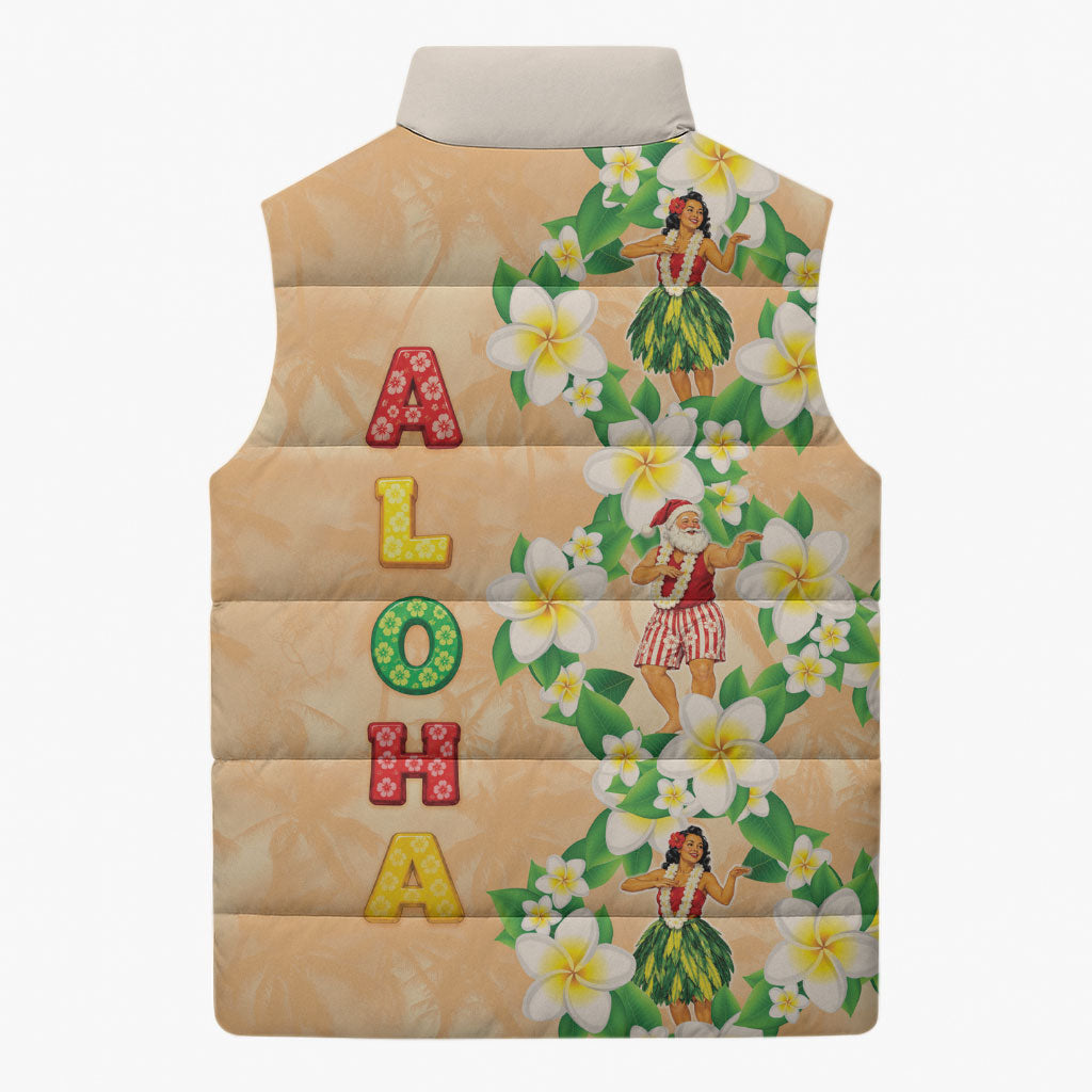 Aloha Hawaii Chilly Christmas Sleeveless Puffer Jacket Tropical Vibes LT05 - Polynesian Pride