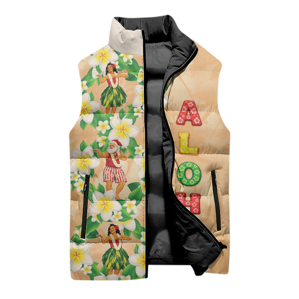 Aloha Hawaii Chilly Christmas Sleeveless Puffer Jacket Tropical Vibes LT05 - Polynesian Pride