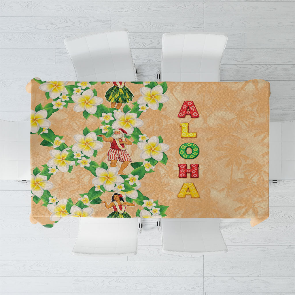 Aloha Hawaii Chilly Christmas Tablecloth Tropical Vibes LT05 Beige - Polynesian Pride