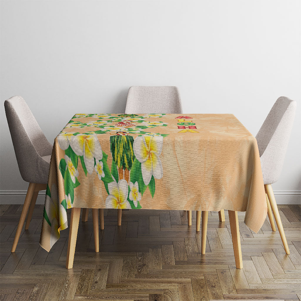 Aloha Hawaii Chilly Christmas Tablecloth Tropical Vibes LT05 - Polynesian Pride
