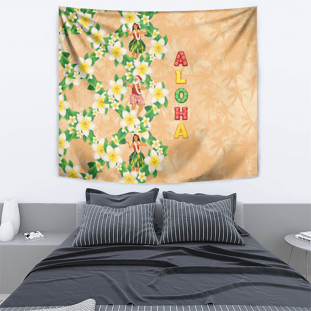 Aloha Hawaii Chilly Christmas Tapestry Tropical Vibes LT05 - Polynesian Pride