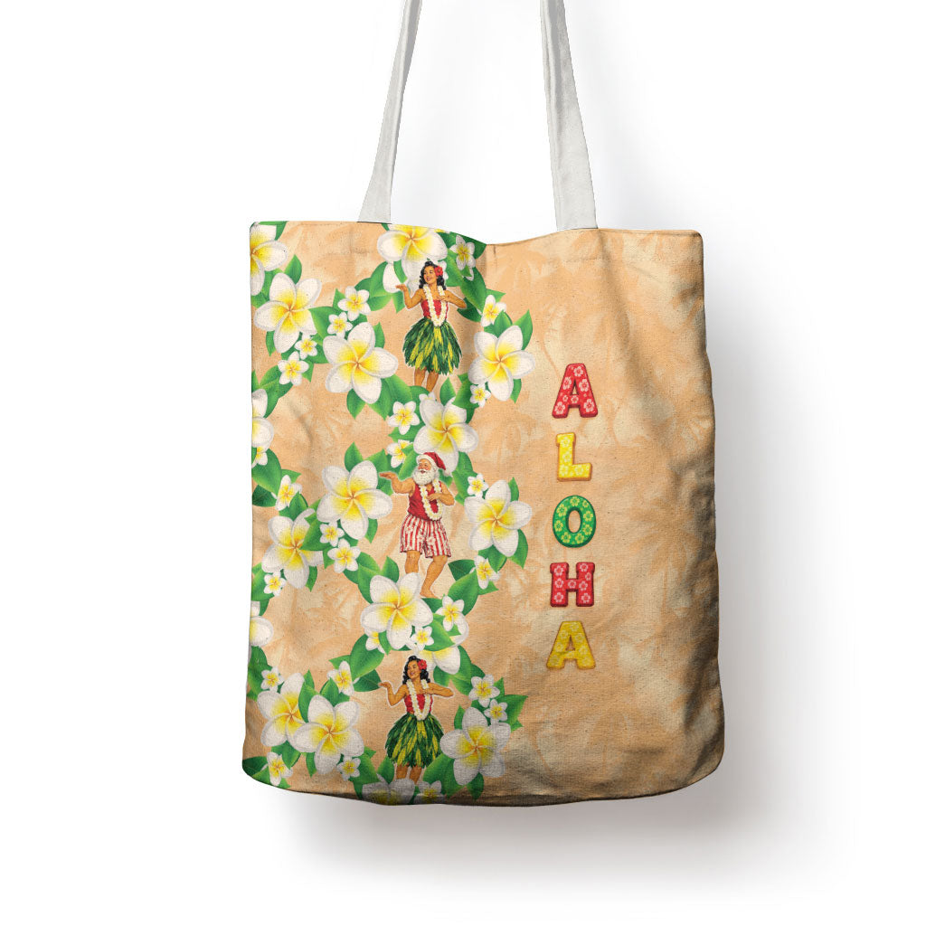 Aloha Hawaii Chilly Christmas Tote Bag Tropical Vibes LT05 - Polynesian Pride