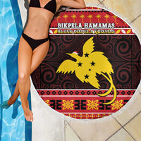 Papua New Guinea Christmas Beach Blanket Santa Raggiana LT05 - Polynesian Pride