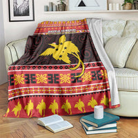 Papua New Guinea Christmas Blanket Santa Raggiana LT05 Red - Polynesian Pride
