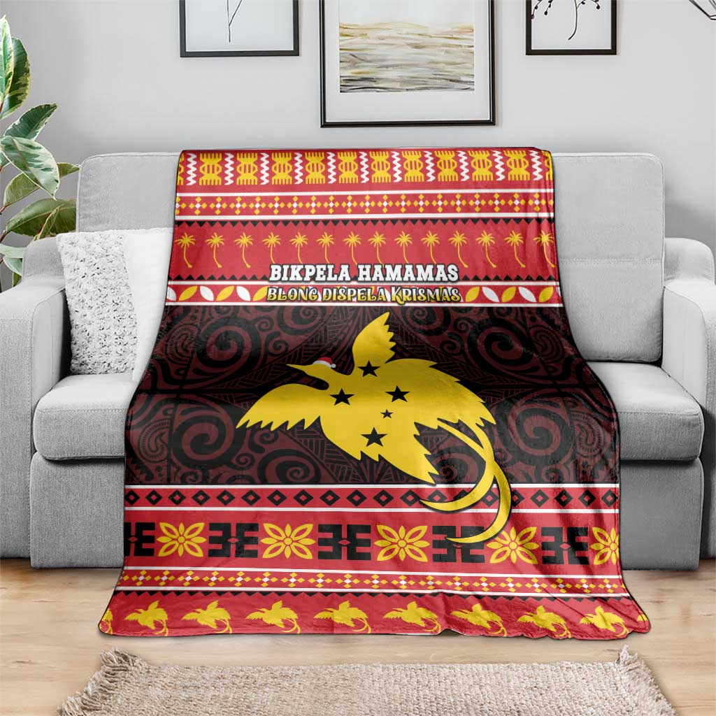 Papua New Guinea Christmas Blanket Santa Raggiana LT05 - Polynesian Pride