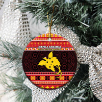 Papua New Guinea Christmas Ceramic Ornament Santa Raggiana LT05 - Polynesian Pride