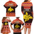 Papua New Guinea Christmas Family Matching Long Sleeve Bodycon Dress and Hawaiian Shirt Santa Raggiana