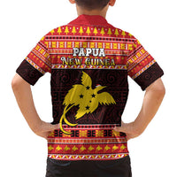 Papua New Guinea Christmas Family Matching Summer Maxi Dress and Hawaiian Shirt Santa Raggiana LT05 - Polynesian Pride