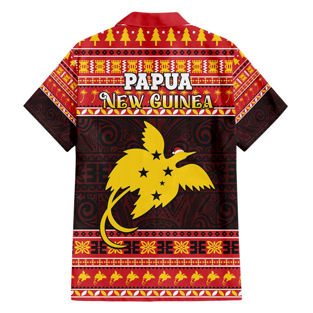 Papua New Guinea Christmas Family Matching Summer Maxi Dress and Hawaiian Shirt Santa Raggiana LT05 - Polynesian Pride