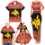 Papua New Guinea Christmas Family Matching Tank Maxi Dress and Hawaiian Shirt Santa Raggiana