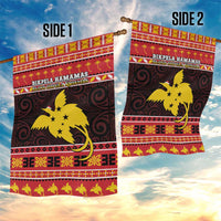 Papua New Guinea Christmas Garden Flag Santa Raggiana LT05 - Polynesian Pride