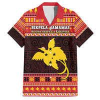 Papua New Guinea Christmas Hawaiian Shirt Santa Raggiana LT05 Red - Polynesian Pride