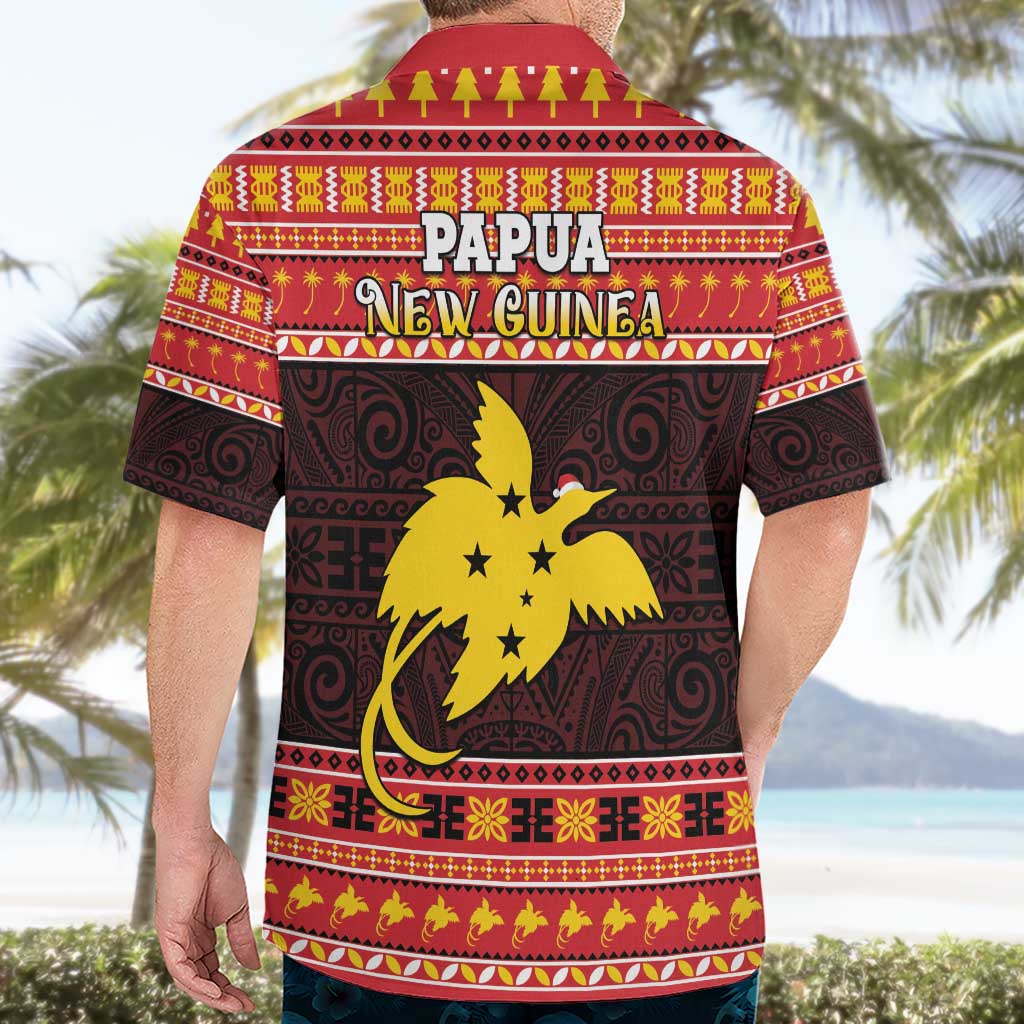 Papua New Guinea Christmas Hawaiian Shirt Santa Raggiana LT05 - Polynesian Pride