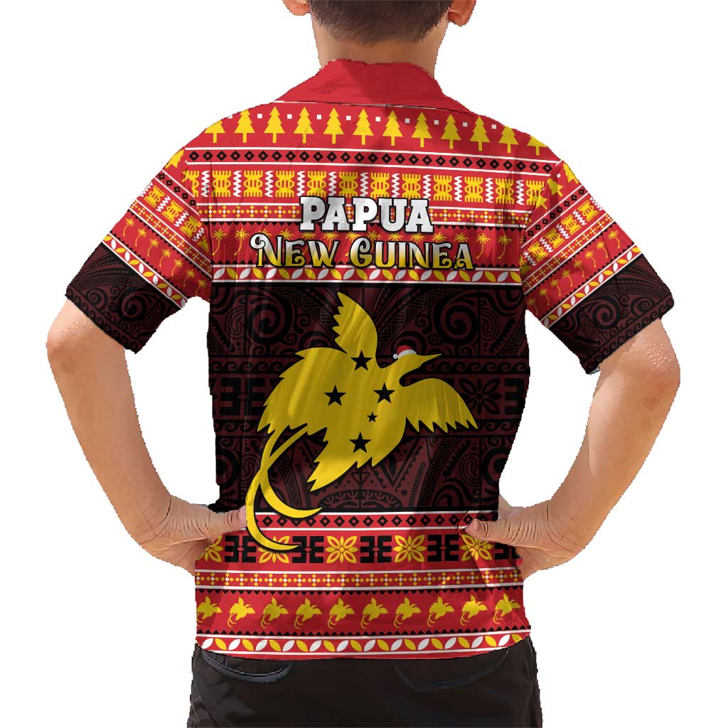 Papua New Guinea Christmas Hawaiian Shirt Santa Raggiana LT05 - Polynesian Pride