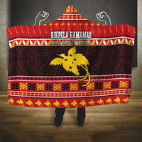 Papua New Guinea Christmas Hooded Blanket Santa Raggiana LT05 - Polynesian Pride