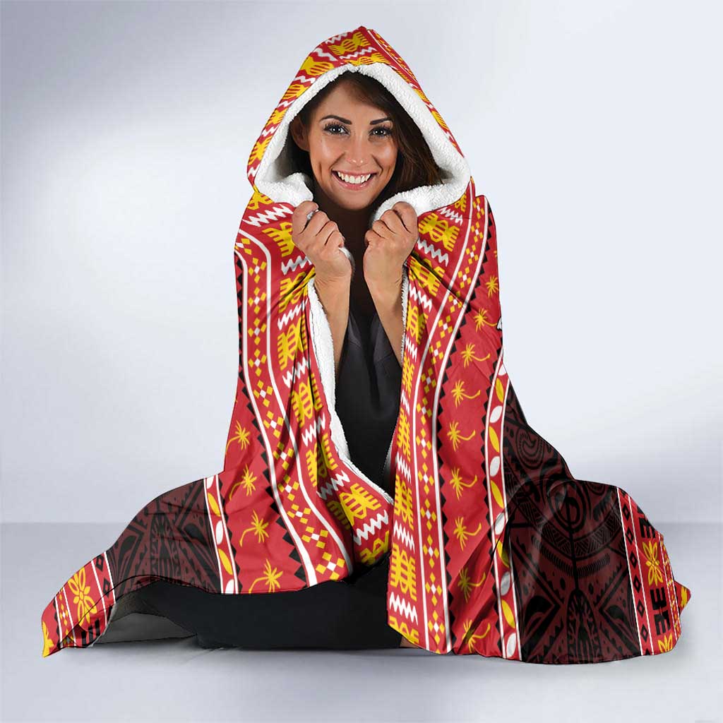 Papua New Guinea Christmas Hooded Blanket Santa Raggiana LT05 - Polynesian Pride