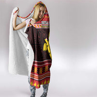 Papua New Guinea Christmas Hooded Blanket Santa Raggiana LT05 - Polynesian Pride