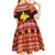 Papua New Guinea Christmas Kid Short Sleeve Dress Santa Raggiana