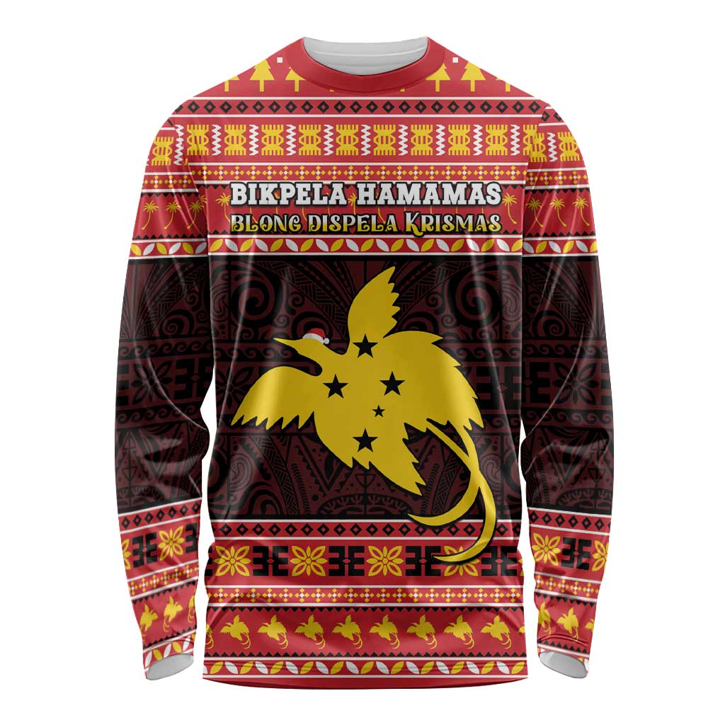 Papua New Guinea Christmas Long Sleeve Shirt Santa Raggiana