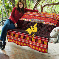 Papua New Guinea Christmas Quilt Santa Raggiana