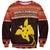 Papua New Guinea Christmas Sweatshirt Santa Raggiana