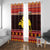 Papua New Guinea Christmas Window Curtain Santa Raggiana