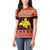 Papua New Guinea Christmas Women Polo Shirt Santa Raggiana