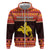 Papua New Guinea Christmas Zip Hoodie Santa Raggiana