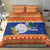 Marshall Islands Christmas Bedding Set Marshallese Seal Meddi Kirijmoj