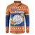 Marshall Islands Christmas Button Sweatshirt Marshallese Seal Meddi Kirijmoj