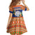 Marshall Islands Christmas Family Matching Off Shoulder Short Dress and Hawaiian Shirt Marshallese Seal Meddi Kirijmoj