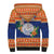 Marshall Islands Christmas Sherpa Hoodie Marshallese Seal Meddi Kirijmoj