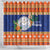 Marshall Islands Christmas Shower Curtain Marshallese Seal Meddi Kirijmoj