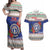 Northern Mariana Islands Christmas Couples Matching Off Shoulder Maxi Dress and Hawaiian Shirt Poinsettia Filis Pasgua