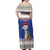 Northern Mariana Islands Christmas Off Shoulder Maxi Dress Poinsettia Filis Pasgua