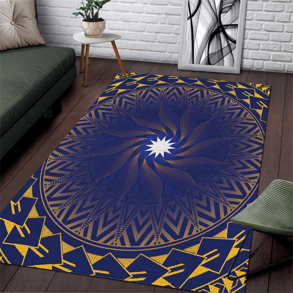 Nauru Angam Day Area Rug Polynesian Tribal Pattern Unique Style - Polynesian Pride