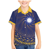 Nauru Angam Day Family Matching Mermaid Dress and Hawaiian Shirt Polynesian Tribal Pattern Unique Style - Polynesian Pride