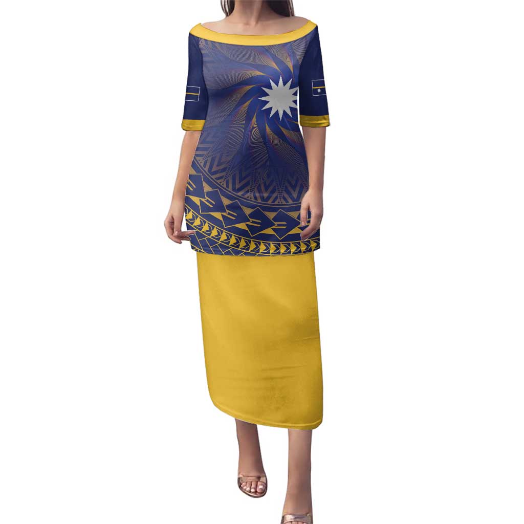 Nauru Angam Day Family Matching Puletasi and Hawaiian Shirt Polynesian Tribal Pattern Unique Style - Polynesian Pride