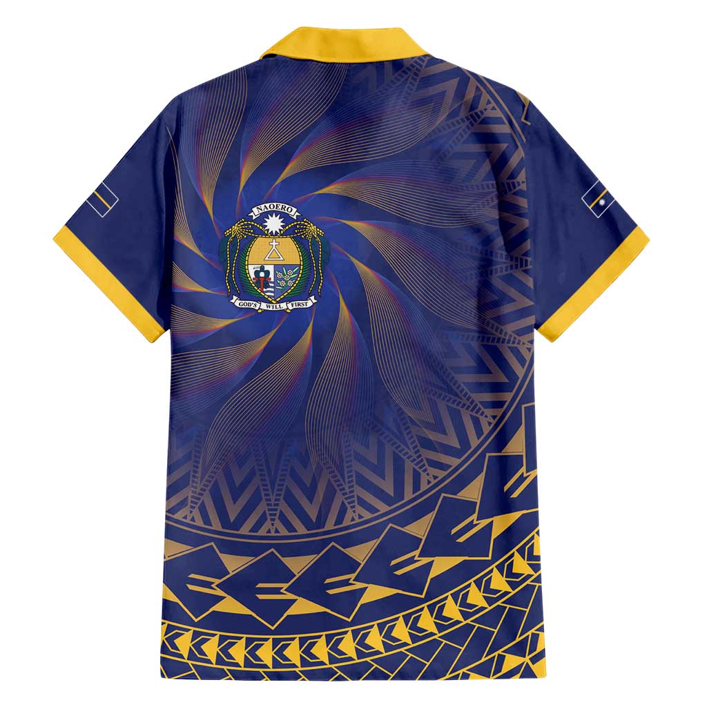 Nauru Angam Day Family Matching Short Sleeve Bodycon Dress and Hawaiian Shirt Polynesian Tribal Pattern Unique Style - Polynesian Pride