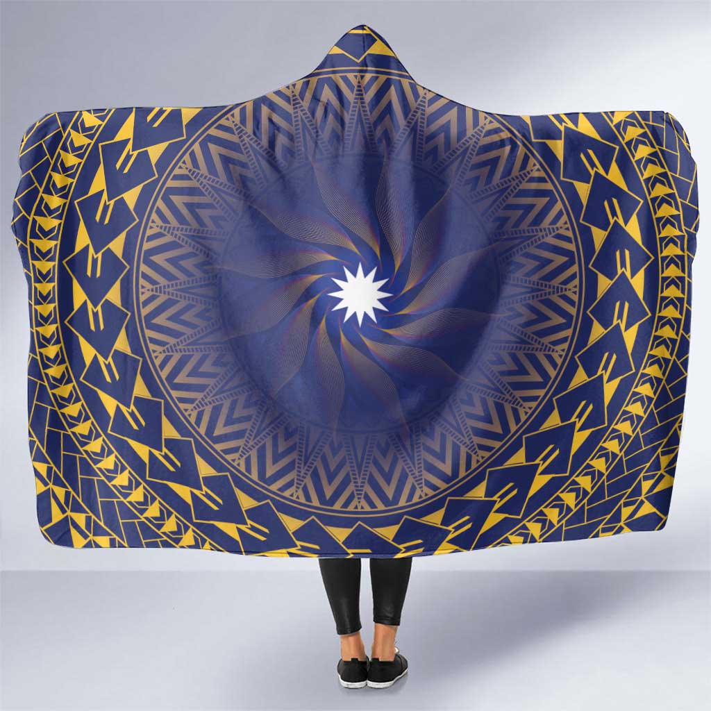 Nauru Angam Day Hooded Blanket Polynesian Tribal Pattern Unique Style - Polynesian Pride