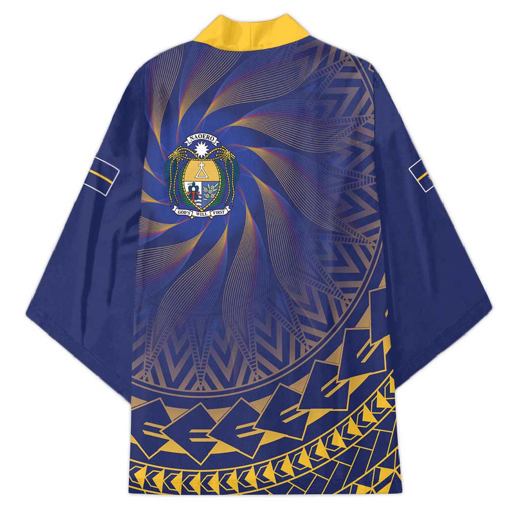 Nauru Angam Day Kimono Polynesian Tribal Pattern Unique Style - Polynesian Pride